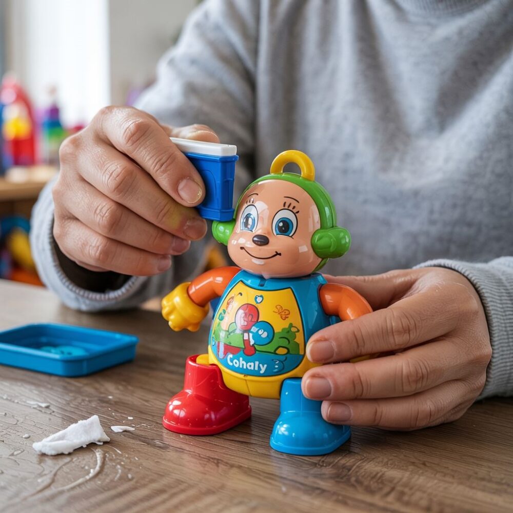 czyszczenie plastikowych zabawek