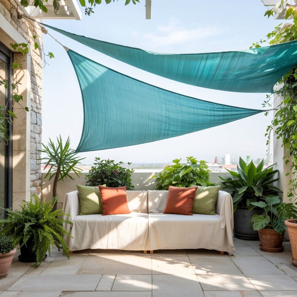 pergola z zasłonami