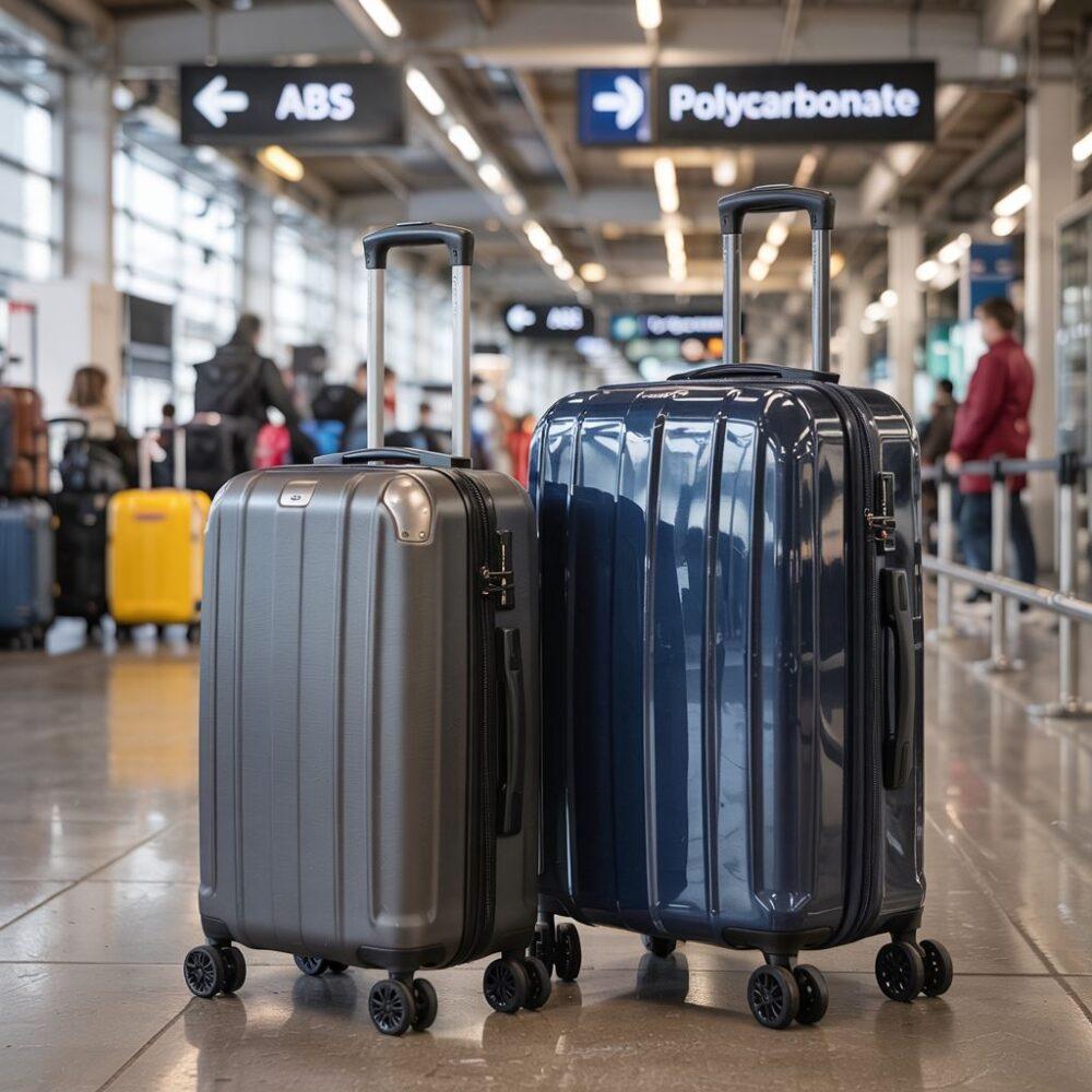 porównanie walizek materiałów