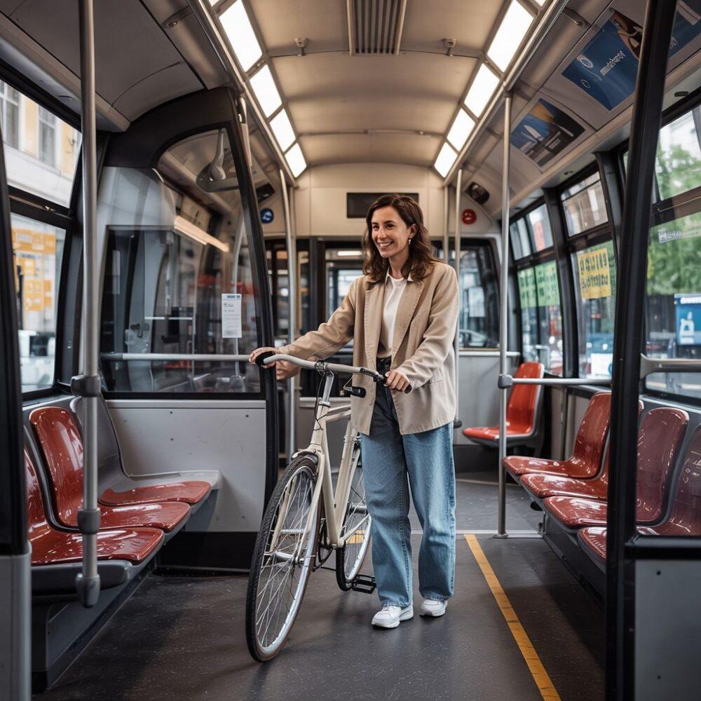 rower w autobusie
